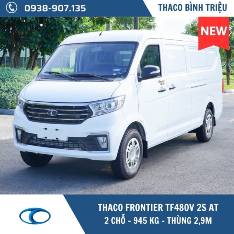 XE TẢI VAN THACO 2 CHỖ | TF480V 2S | AT SỐ TỰ ĐỘNG