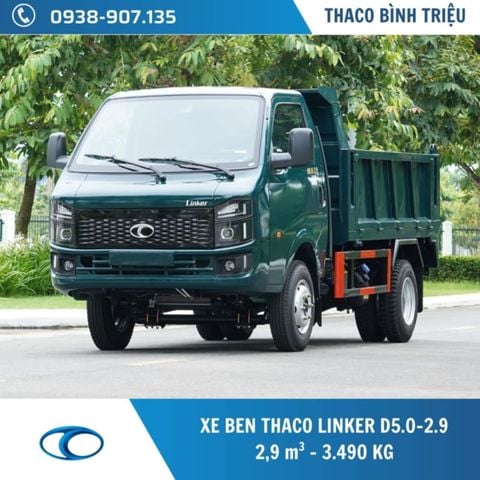XE BEN THACO LINKER D5.0-2.9 | 3,49 TẤN 