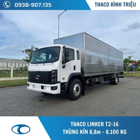 Xe tải Thaco 9 tấn | Linker T2-16 | Thùng kín 8,8 m