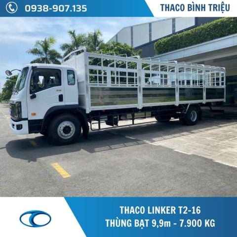 Xe tải Thaco 8 tấn | Linker T2-16 | Thùng bạt siêu dài 9,9 m 