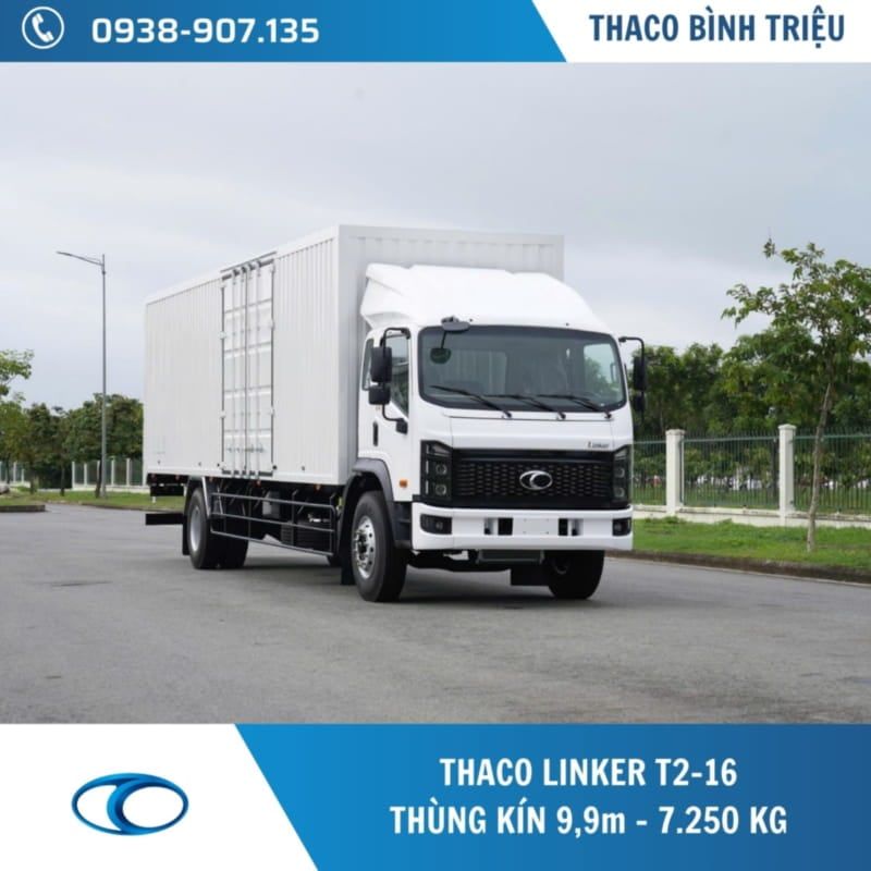 XE TẢI 8 TẤN THACO LINKER T2-16  - THÙNG CONTAINER 9,9M