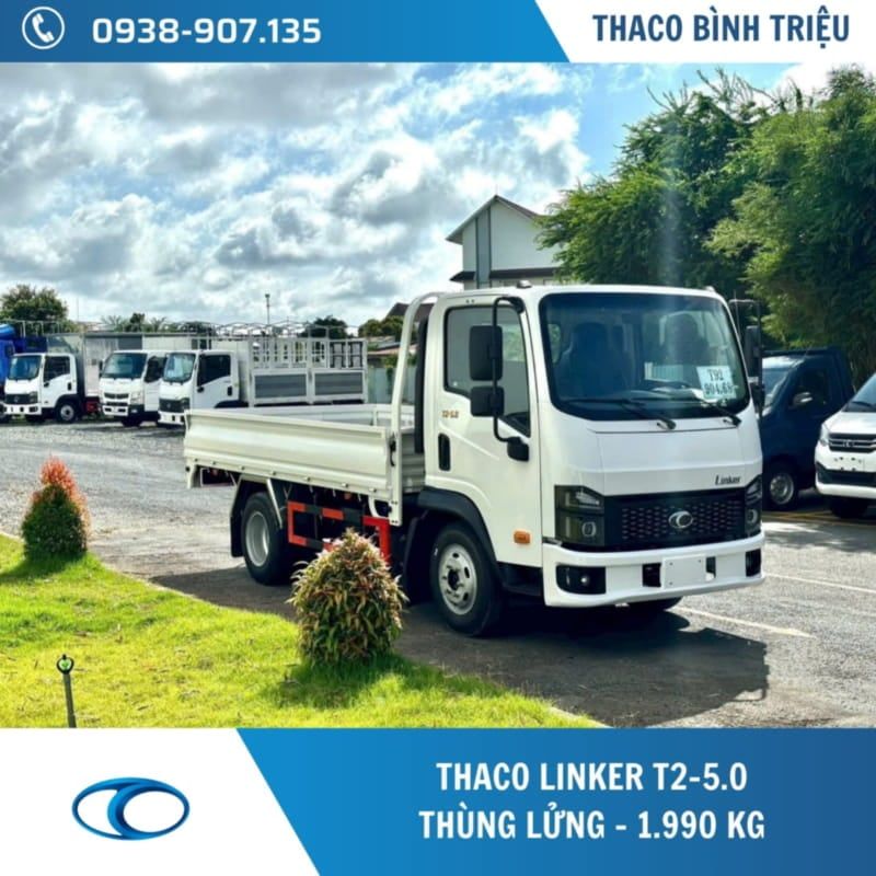 XE TẢI 1.9 TẤN THACO LINKER T2-5.0  - THÙNG LỬNG