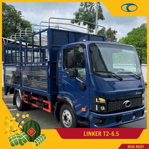 Xe tải Thaco 3 tấn | Linker T2-6.5 | Thùng bạt bửng nâng