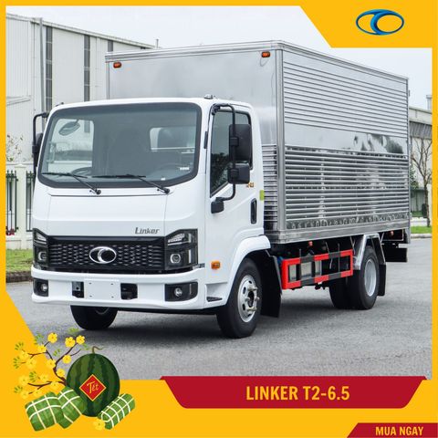 Xe tải Thaco 3.5 tấn | Linker T2-6.5 | Thùng kín 4,45 m