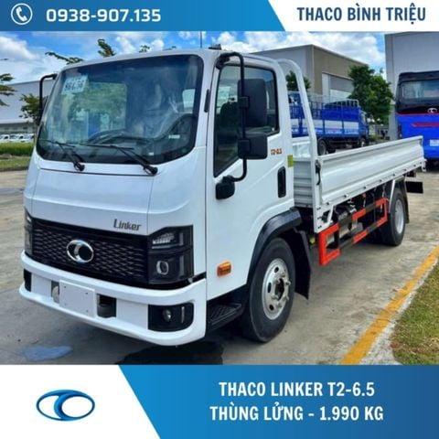Xe tải Thaco 1.9 tấn | Linker T2-6.5 | Thùng lửng 4,45 m 