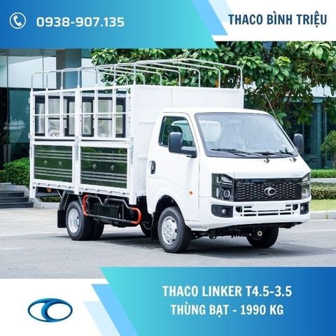 XE TẢI 2 TẤN THACO LINKER T4.5-3.5  - THÙNG BẠT