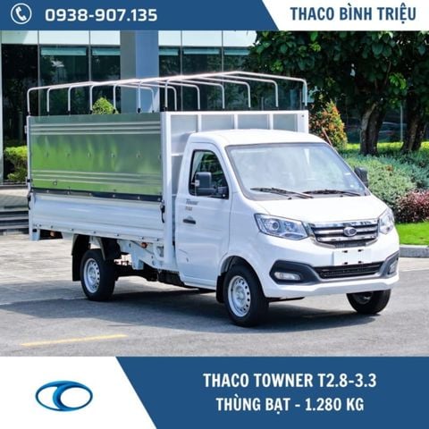 THACO TOWNER T2.8-3.3 | THÙNG BẠT | 1280KG