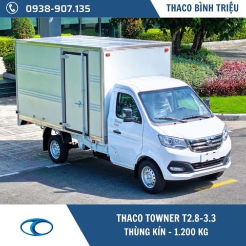 THACO TOWNER T2.8-3.3 | THÙNG KÍN | 1200 KG