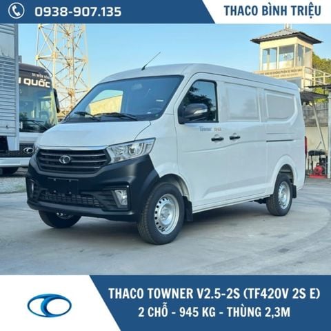 XE TẢI VAN THACO 2 CHỖ | TOWNER V2.5-2S | 945 KG | THÙNG 2,3M