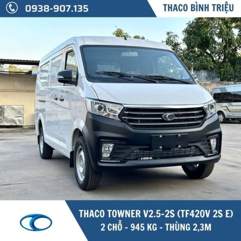 XE TẢI VAN THACO 2 CHỖ | TOWNER V2.5-2S | 945 KG | THÙNG 2,3M 