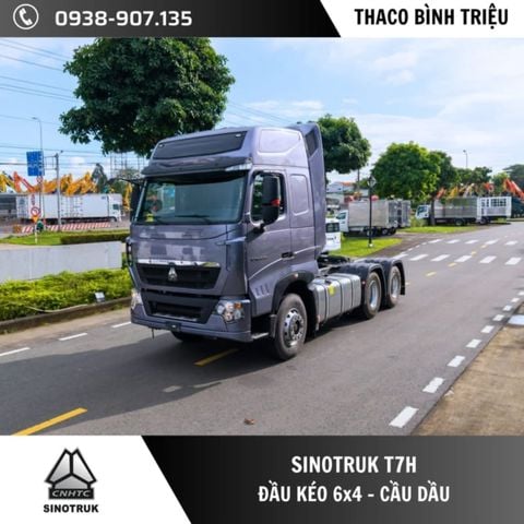 Sinotruk T7H cầu dầu 2 cấp | Đầu kéo Howo | Động cơ MC11