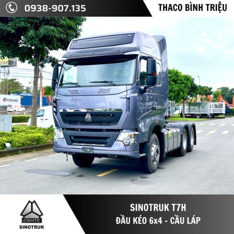 ĐẦU KÉO HOWO SINOTRUK T7H 6x4 | CẦU LÁP