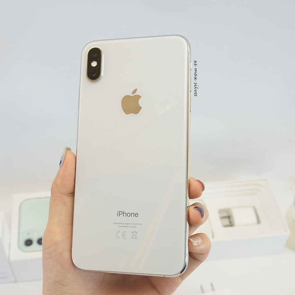 iPhone XS Max 64GB Quốc tế cũ 99% - Trắng bạc – Táo Xanh
