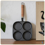  Chảo Gang 4 Ngăn Chống Dính Đa Năng 