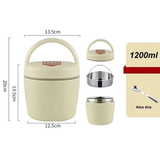 Hộp Cơm Giữ Nhiệt Chân Không 2 Ngăn 