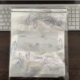  Hộp 10 Túi Zip Bảo Quản Thực Phẩm Nhôm Cao Cấp 