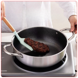  Chảo 2 Quai Inox 304 Chống Dính Vân Tổ Ong Cao Cấp 