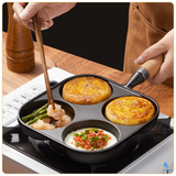  Chảo Gang 4 Ngăn Chống Dính Đa Năng 