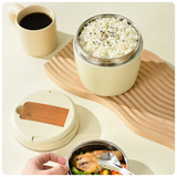  Hộp Cơm Giữ Nhiệt Chân Không 2 Ngăn 