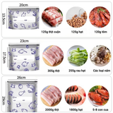  Hộp 10 Túi Zip Bảo Quản Thực Phẩm Nhôm Cao Cấp 