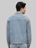 Áo Khoác Nam Denim Stripe Trucker Form Regular