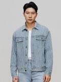 Áo Khoác Nam Denim Stripe Trucker Form Regular