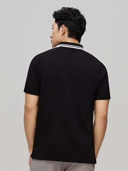 Áo Polo Nam Trim Edge Sọc Vai Form Regular