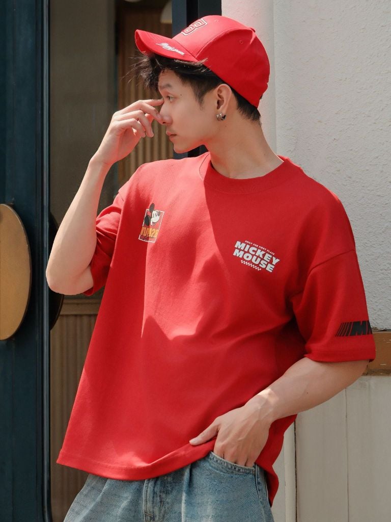 Áo Thun Nam Disney Speed Rally Form Boxy