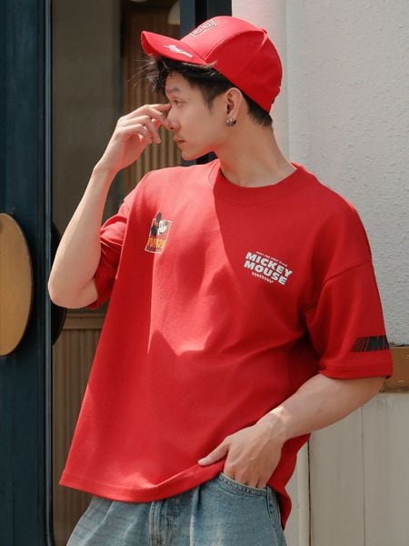 Áo Thun Nam Disney Speed Rally Form Boxy