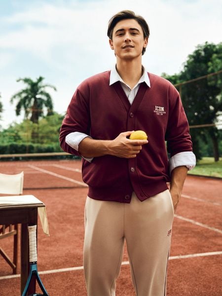 Áo Khoác Nỉ Cardigan Nam Corwin Form Regular