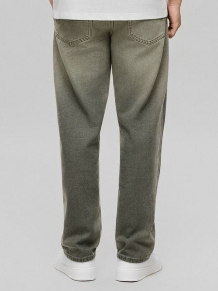 Quần Jean Nam Moss Sage Tint Wash Form Baggy