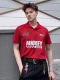 Áo Polo Nam Disney Mickey Grid Form Regular