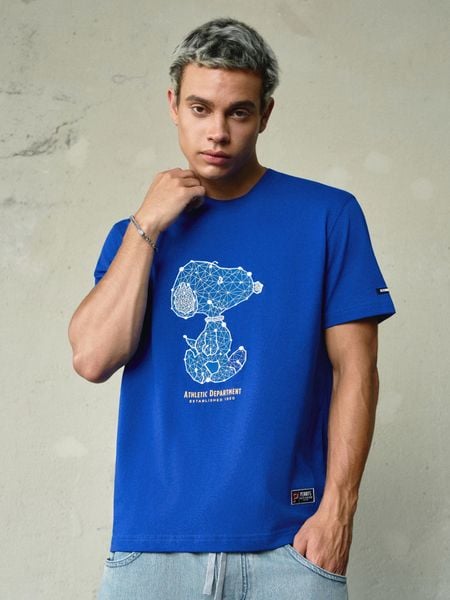 Áo Thun Nam Peanuts Snoopy Constellation Form Regular