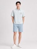Quần Short Jeans Nam Monogram Form Regular