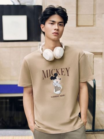 Áo Thun Nam Hoạ Tiết Disney Current Mood form Regular