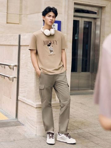 Áo Thun Nam Hoạ Tiết Disney Current Mood form Regular