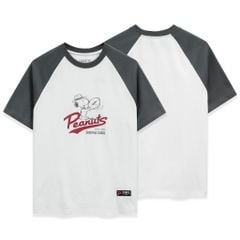 Áo Thun Nam Raglan Peanuts Touchdown Form Regular