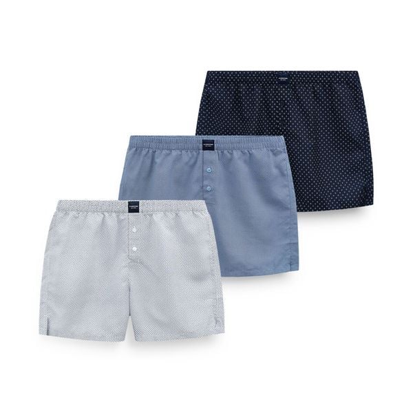 Combo 3 Quần Ngủ Nam Cotton Pattern Mix Form Relaxed