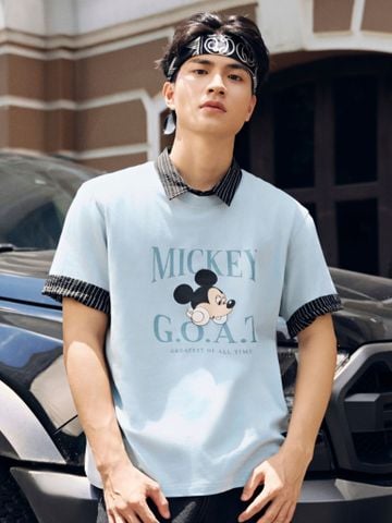 Áo Thun Nam Hoạ Tiết Disney G.O.A.T Form Regular