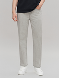 Quần Jean Nam Siêu Nhẹ Ống Suông Light Grey ICON105 Form Straight