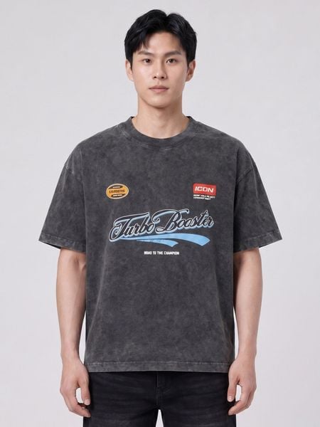 Áo Thun Nam Turbo Booster Form Boxy