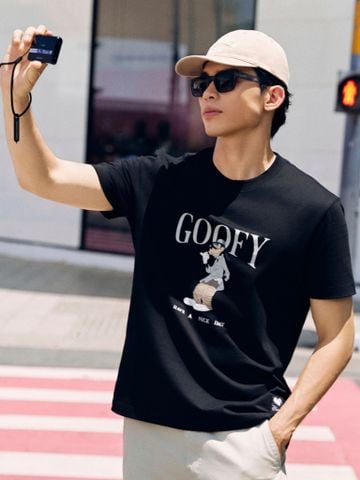 Áo Thun Nam Hoạ Tiết Disney Goofy Form Regular