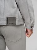 Áo Khoác Jeans Nam Siêu Nhẹ ICON105 Lightweight Form Loose Light Grey