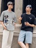 Áo Thun Nam Hoạ Tiết Disney Stay Cool Form Boxy