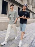 Áo Thun Nam Hoạ Tiết Disney Stay Cool Form Boxy