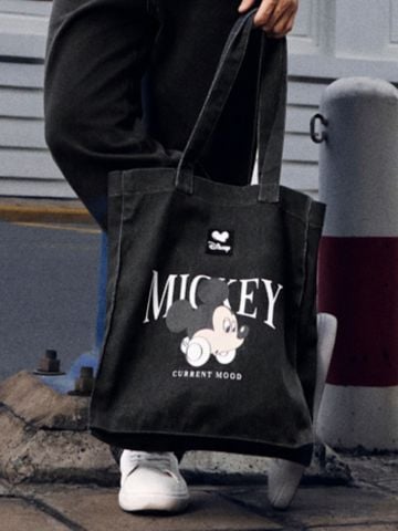 Túi Tote Nam Denim Disney Mickey Groove