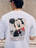 Áo Thun Nam Tay Ngắn In Hình Disney Mickey Form Boxy