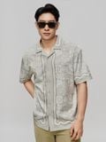 Áo Sơ Mi Nam Tay Ngắn Cuban Brandbloom Check Form Relax
