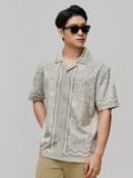 Áo Sơ Mi Nam Tay Ngắn Cuban Brandbloom Check Form Relax