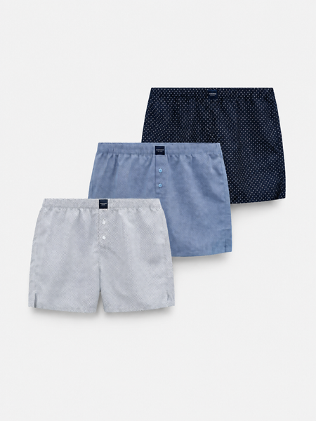 Combo 3 Quần Ngủ Nam Cotton Pattern Mix Form Relaxed